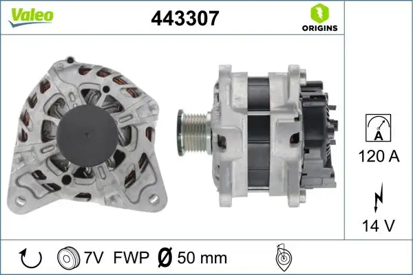 VALEO 443307 Şarj Dinamosu 231008272R