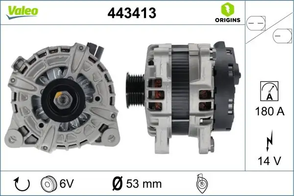 VALEO 443413 Şarj Dinamosu