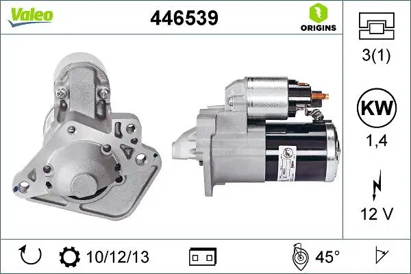 VALEO 446539 Marş Motoru