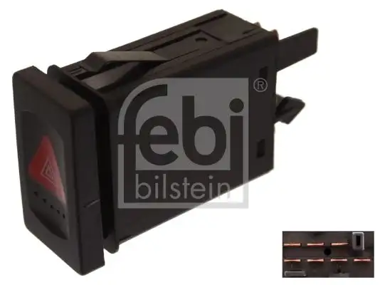 FEBI 44701 Dörtlü Flaşör Düğmesi