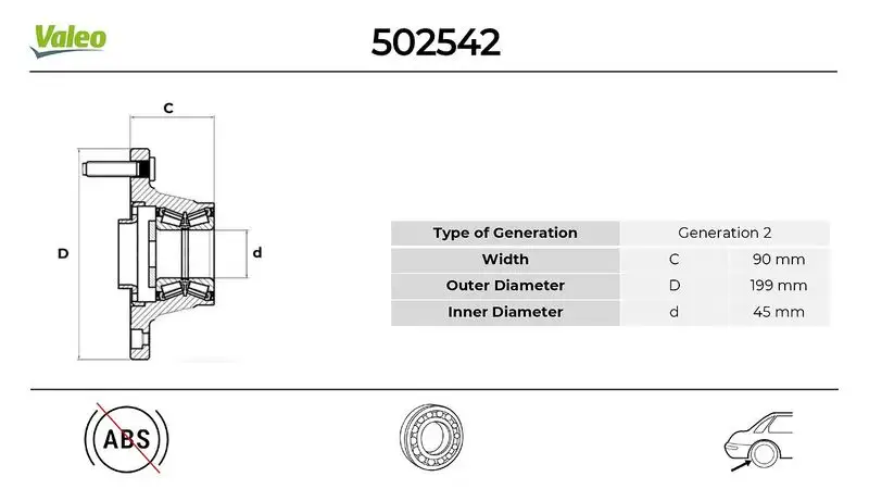 VALEO 502542 Arka Poyra