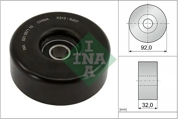INA 531057110 Alternatör Gergi Rulmanı A1192001470