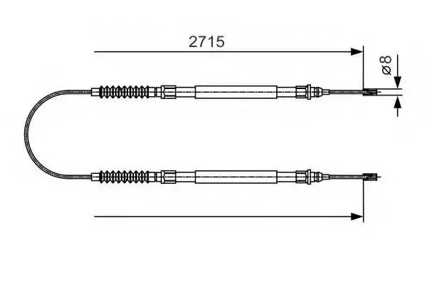 MGA 53171 El Fren Halatı (Arka) 4745W5