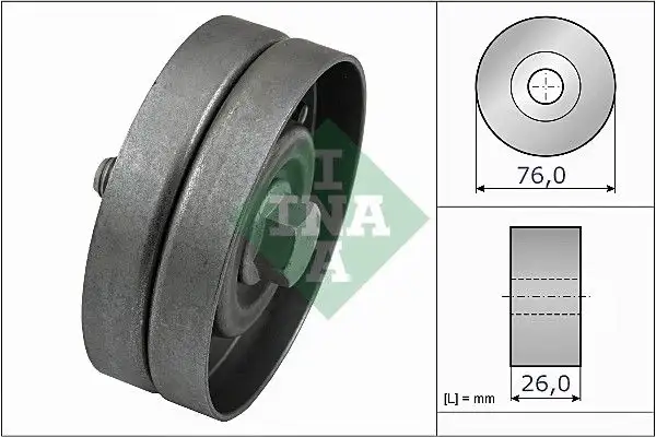 INA 532032630 Alternatör Gergi Rulmanı 032145276