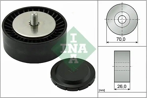 INA 532055310 Alternatör Gergi Rulmanı 11287790448