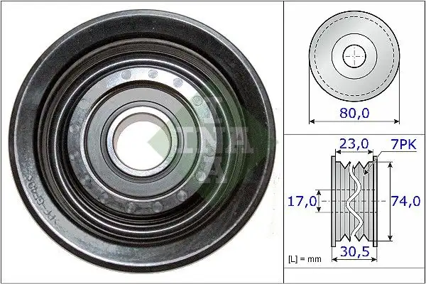 INA 532058010 Alternatör Gergi Rulmanı 31190RNA003