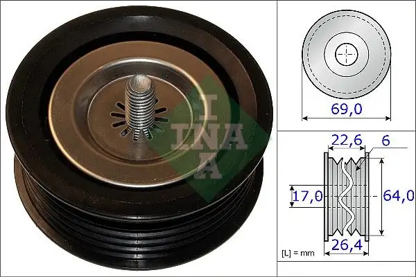 INA 532067110 Alternatör Gergi Rulmanı A11927HG00B