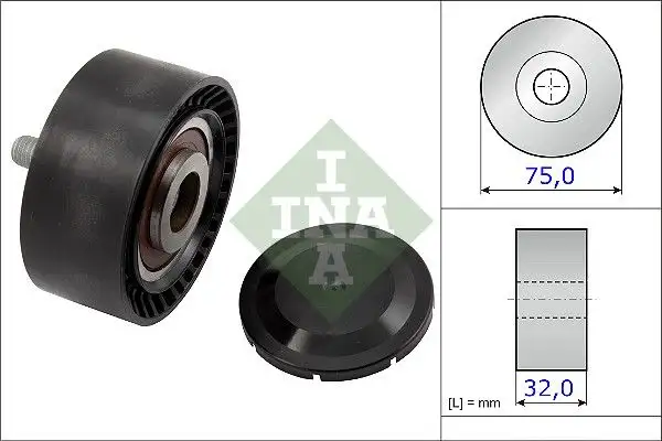 INA 532072210 Alternatör Gergi Rulmanı 11287615130