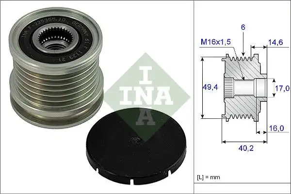 INA 535000110 Alternatör Kasnağı