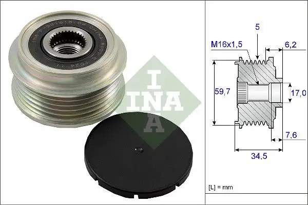 INA 535003410 Alternatör Kasnağı