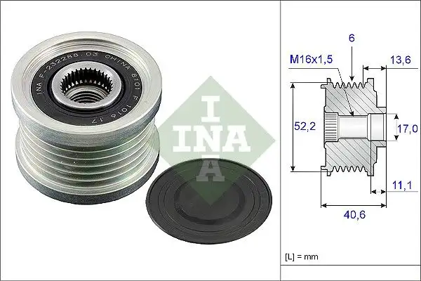 INA 535004410 Alternatör Kasnağı