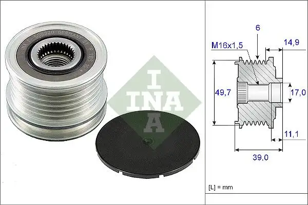 INA 535005010 Alternatör Kasnağı