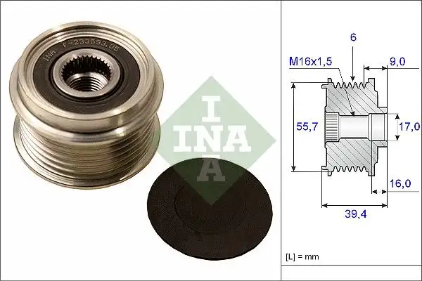 INA 535006010 Alternatör Kasnağı