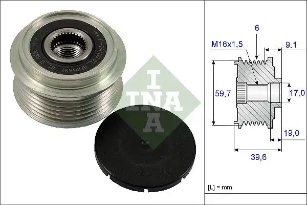INA 535006510 Alternatör Kasnağı