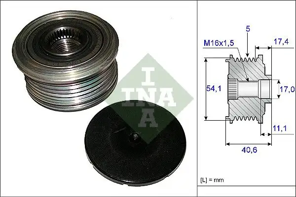 INA 535008910 Alternatör Kasnağı 8200360481