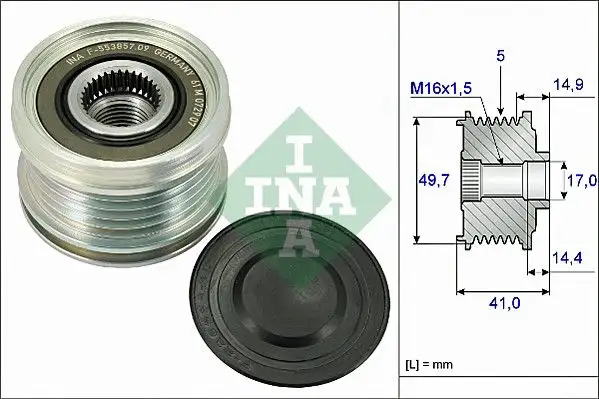 INA 535010110 Alternatör Kasnağı