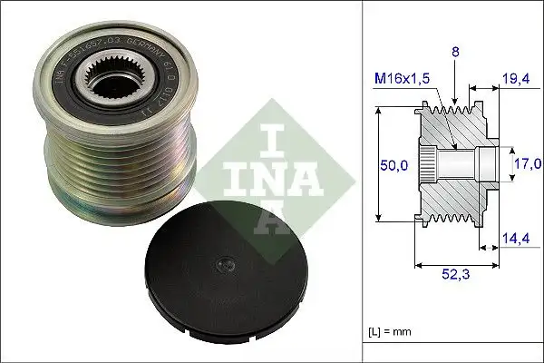 INA 535011110 Alternatör Kasnağı A6421540302