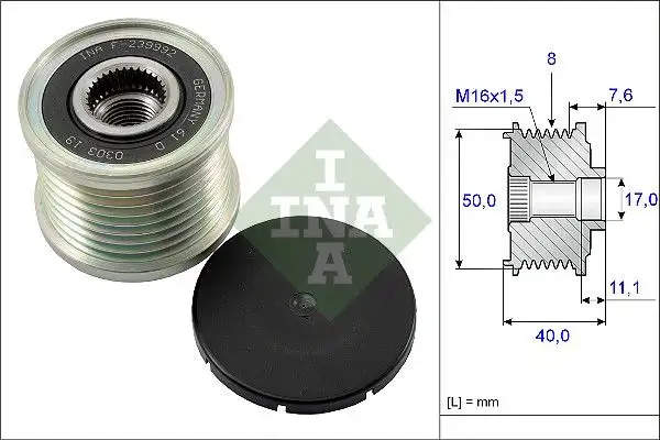 INA 535011910 Alternatör Kasnağı A6291500160