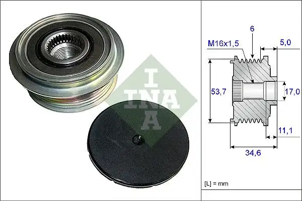 INA 535012510 Alternatör Kasnağı