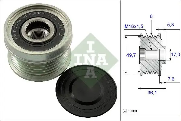 INA 535013410 Alternatör Kasnağı