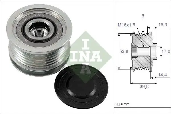 INA 535017010 Alternatör Kasnağı