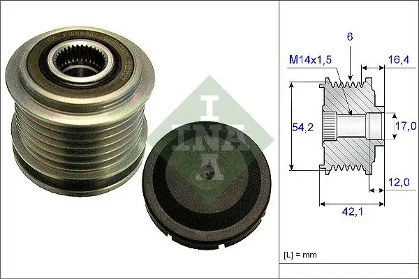 INA 535018110 Alternatör Kasnağı