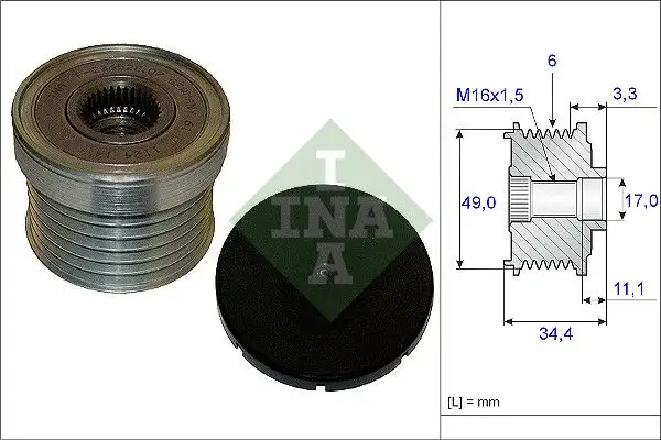 INA 535018310 Alternatör Kasnağı