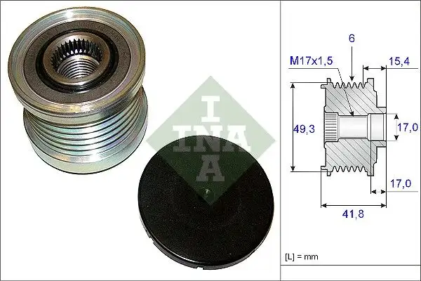 INA 535019310 Alternatör Kasnağı
