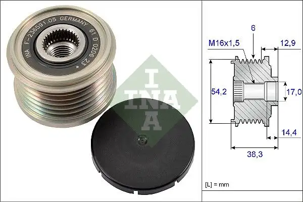 INA 535019410 Alternatör Kasnağı