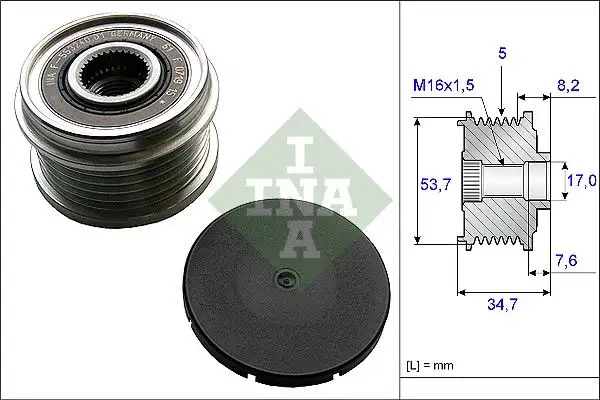 INA 535021110 Alternatör Kasnağı