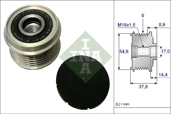 INA 535021710 Alternatör Kasnağı