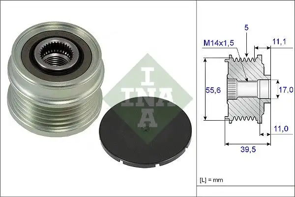 INA 535021810 Alternatör Kasnağı