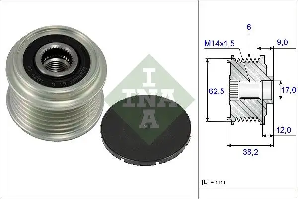 INA 535021910 Alternatör Kasnağı