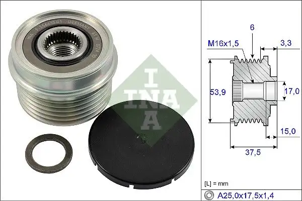 INA 535022310 Alternatör Kasnağı