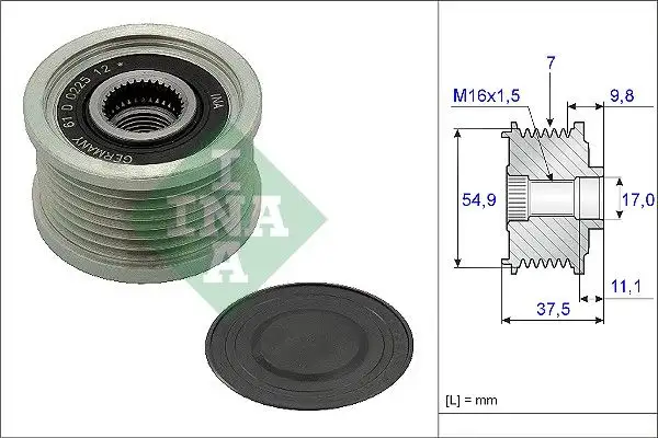 INA 535023510 Alternatör Kasnağı