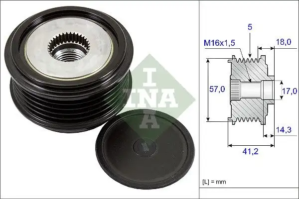 INA 535024810 Alternatör Kasnağı