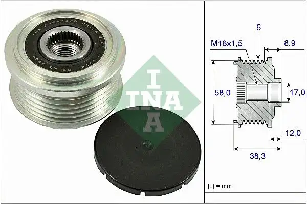 INA 535026610 Alternatör Kasnağı