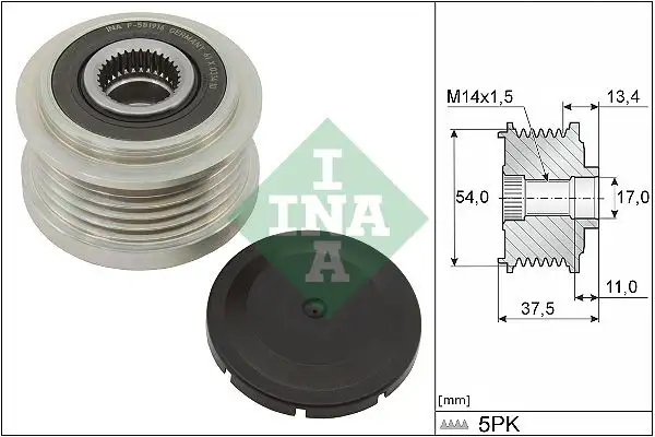 INA 535027810 Alternatör Kasnağı