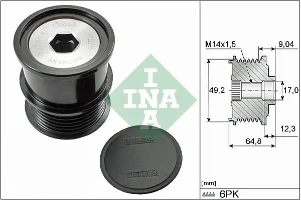 INA 535028410 Alternatör Kasnağı