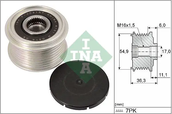 INA 535029810 Alternatör Kasnağı 231004JA0B