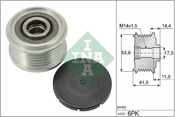INA 535030410 Alternatör Kasnağı
