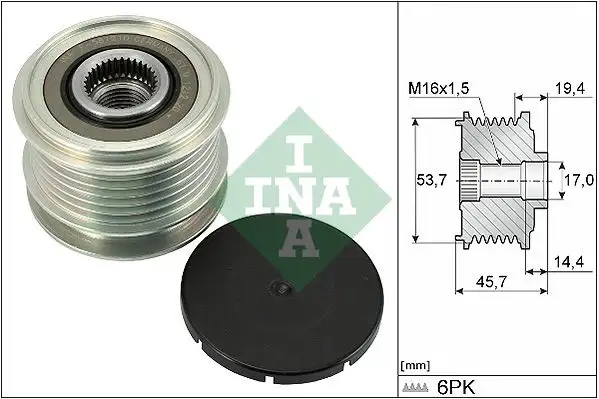 INA 535032810 Alternatör Kasnağı
