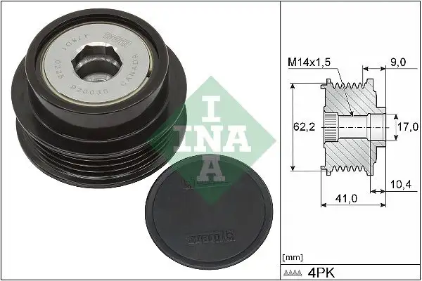 INA 535033810 Alternatör Kasnağı