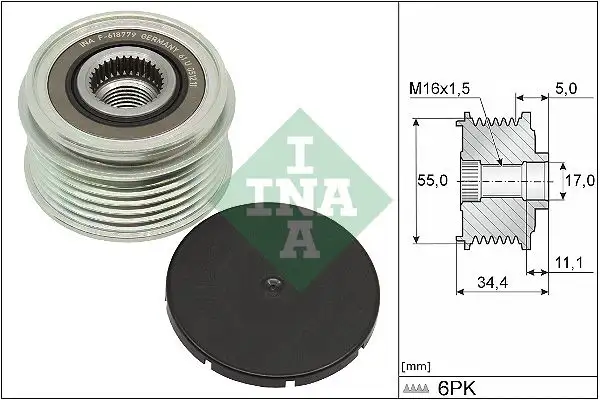 INA 535035710 Alternatör Kasnağı