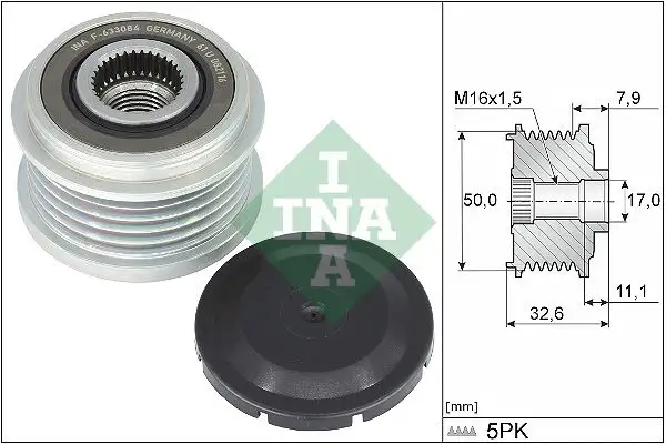 INA 535035910 Alternatör Kasnağı