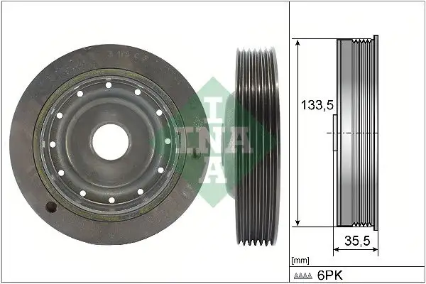 INA 544009110 Krank Kasnağı 8200313231