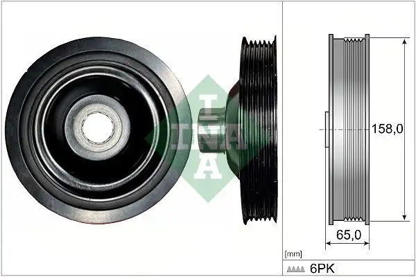 INA 544017510 Krank Kasnağı A2740301203