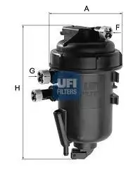 UFI 55.125.00 Yakıt Filtresi 813040