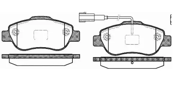 MGA 55128 Ön Fren Balatası 71773151
