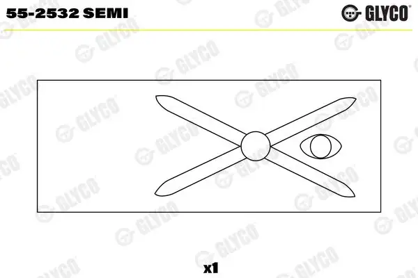 GLYCO 55-2532-SEMI Piston Kol Burcu A6210381150